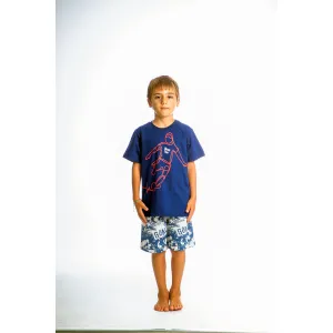 DREAMS πιτζάμα Player Μπλε | Εσώρουχα - πιτζάμες για αγόρια στο Fatsules