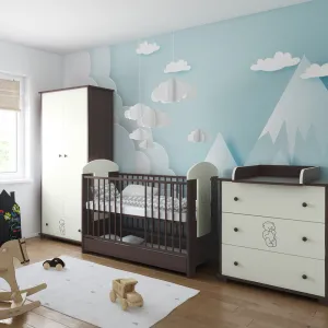 Βρεφικό κρεβάτι με αποθηκευτικό συρτάρι Just Baby Lucky Brown | Βρεφικό και παιδικό Δωμάτιο  στο Fatsules