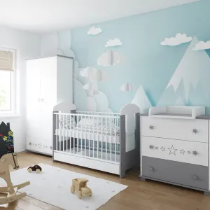 Βρεφικό κρεβάτι με αποθηεκυτικό συρτάρι Just Baby Lucky Grey | Βρεφικό και παιδικό Δωμάτιο  στο Fatsules
