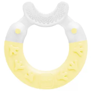 Mam μασητικό οδοντοφυίας Bite & Brush Κίτρινο | Βρεφικές Κουδουνίστρες - Μασητικά στο Fatsules