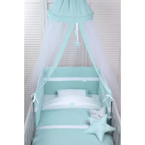 Κουνουπιέρα Οροφής Baby Oliver Muslin Mint 180x550cm | Κουνουπιέρες Κρεβατιού στο Fatsules