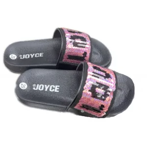 Παντόφλες Joyce Μαύρο-Φουξ | Παιδικά Παπούτσια στο Fatsules