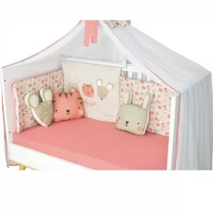 Διακοσμητικά μαξιλαράκια Bebe Stars Bunny Pink | Βρεφικό και παιδικό Δωμάτιο  στο Fatsules