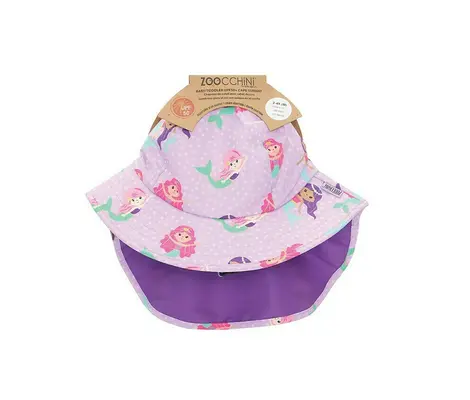 Καπέλο Zoocchini Cape Sunhat UPF50 Mermaid | ΚΑΛΟΚΑΙΡΙΝΑ στο Fatsules