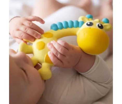 Δροσιστικός κρίκος οδοντοφυΐας Playgro Squeak and Soothe Natural Teether | Παιδικά παιχνίδια στο Fatsules