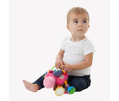 Κουδουνίστρα Playgro Toy Box Clopette Activity Rattle Pink | Βρεφικές Κουδουνίστρες - Μασητικά στο Fatsules