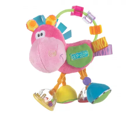 Κουδουνίστρα Playgro Toy Box Clopette Activity Rattle Pink | Βρεφικές Κουδουνίστρες - Μασητικά στο Fatsules