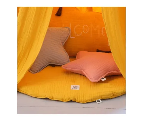 Χαλάκι Playmat Funna Baby Marigold 110x110cm Mustard | Βρεφικά Γυμναστήρια στο Fatsules