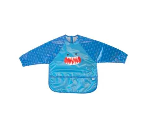 Αδιάβροχη σαλιάρα Zoocchini Art Smock – Sherman the Shark | Σαλιάρες Φαγητού στο Fatsules