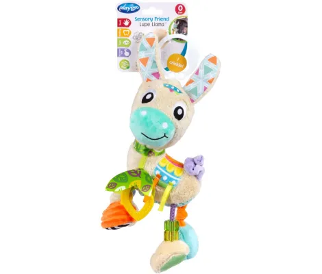 Κρεμαστό Παιχνίδι δραστηριοτήτων Playgro Sensory Friend Lupe Λάμα | Παιδικά παιχνίδια στο Fatsules