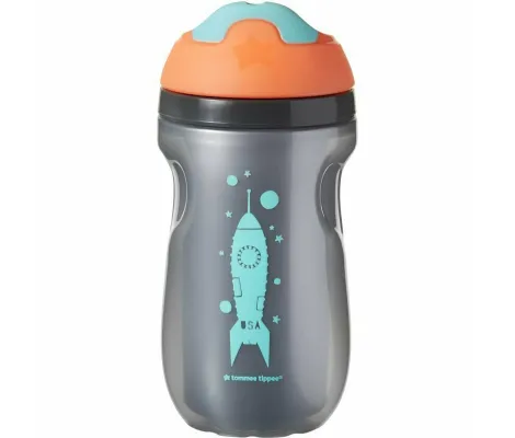 Παιδικό Ποτηράκι "Sport" από Πλαστικό Tommee Tippee Γκρι 260ml για 12m+ | ΚΑΛΟΚΑΙΡΙΝΑ στο Fatsules