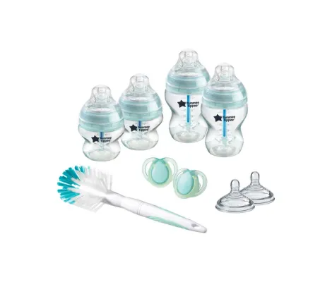 Tommee Tippee Advanced Anti-Colic Πλαστικά Μπιμπερό Σετ 9 τμχ για 0+ μηνών | Μπιμπερό - Θηλές στο Fatsules