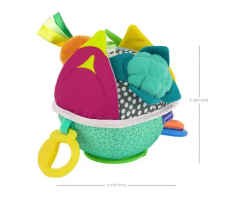 Εκπαιδευτικό παιχνίδι Busy lil' Sensory ball Infantino 0+ | Μαλακά-Κρεμαστά Παιχνίδια στο Fatsules