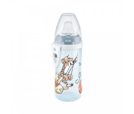 Nuk Παγούρι Active Cup Winnie The Pooh Με Ρύγχος Σιλικόνης 12m+ 300ml | Θερμός υγρών και παγουρίνα στο Fatsules