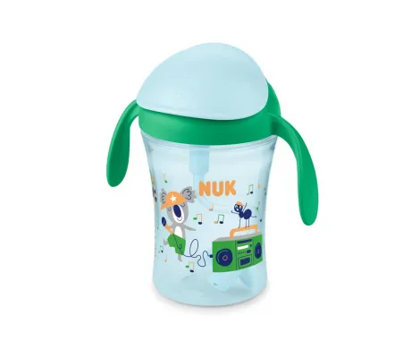 Nuk Motion Cup με Χείλος 230ml 8m+ Πράσινο | Θερμός υγρών και παγουρίνα στο Fatsules