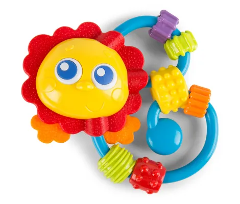 Playgro Curly Critter κουδουνίστρα μασητικό Λιοντάρι 3m+ | Βρεφικές Κουδουνίστρες - Μασητικά στο Fatsules