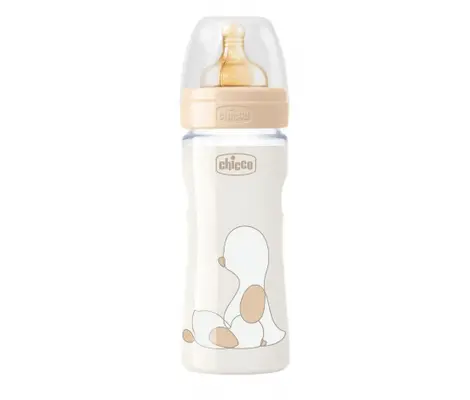 Μπιμπερό γυάλινο Chicco Original Touch 150ml με θηλή καουτσούκ | Βρεφανάπτυξη στο Fatsules