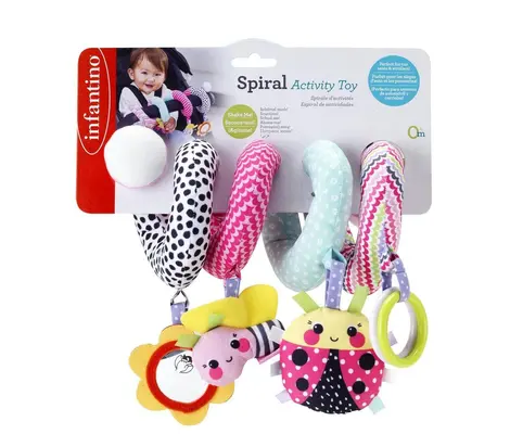 Σπιράλ παιχνιδιών Infantino Spiral Activity Toy Pink | Παιδικά παιχνίδια στο Fatsules