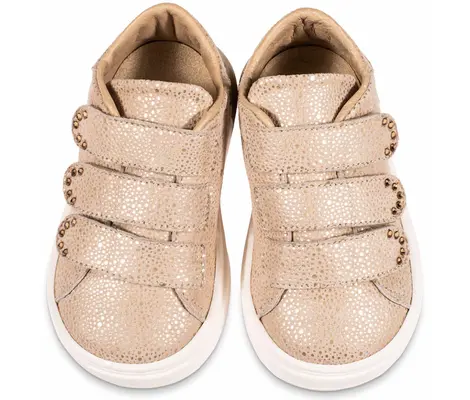 Sneakers Babywalker Μπεζ με Κρύσταλλα Swarovski BW6109 | BABYWALKER στο Fatsules