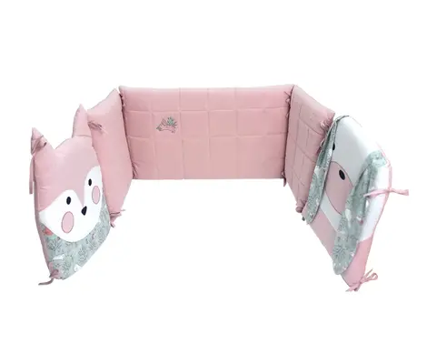 Πάντα Κούνιας Baby Star Spring 40x200cm Ροζ 7130 | Πάντες-Πλεξούδες στο Fatsules