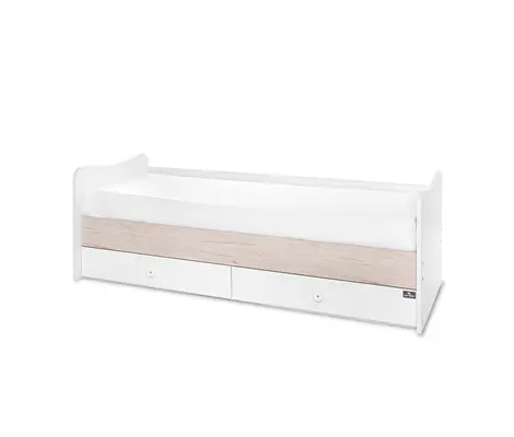 Πολυμορφικό Κρεβάτι Lorelli Maxi Plus 70x160 New White/Light Oak 0580045 + Δώρο 35€ | Βρεφικά προεφηβικά κρεβάτια στο Fatsules