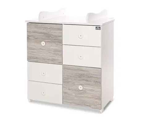 Συρταριέρα Lorelli Cupboard New White/Artwood 0110043 | Συρταριέρες στο Fatsules