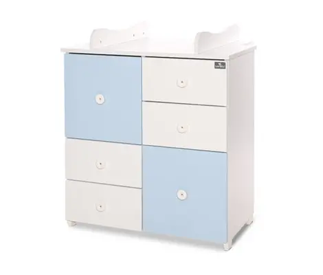 Συρταριέρα Lorelli Cupboard New White/Baby Blue 0110039 | Συρταριέρες στο Fatsules