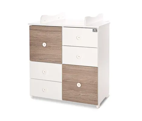 Συρταριέρα Lorelli Cupboard New White/Coffee 0110042 | Συρταριέρες στο Fatsules