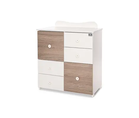 Συρταριέρα Lorelli Cupboard New White/Coffee 0110042 | Συρταριέρες στο Fatsules