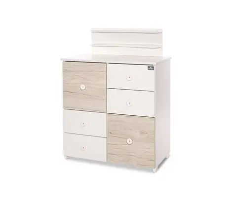 Συρταριέρα Lorelli Cupboard New White/Light Oak 0110045 | Συρταριέρες στο Fatsules