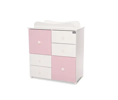 Συρταριέρα Lorelli Cupboard New White/Orchid Pink 0110038 | Συρταριέρες στο Fatsules