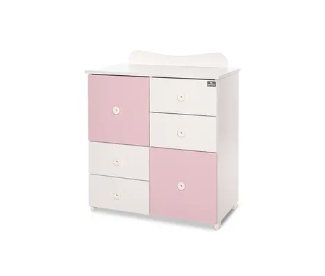 Συρταριέρα Lorelli Cupboard New White/Orchid Pink 0110038 | Συρταριέρες στο Fatsules