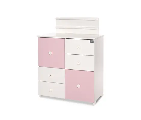 Συρταριέρα Lorelli Cupboard New White/Orchid Pink 0110038 | Συρταριέρες στο Fatsules