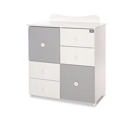 Συρταριέρα Lorelli Cupboard New White/Stone Grey 0110041 | Συρταριέρες στο Fatsules