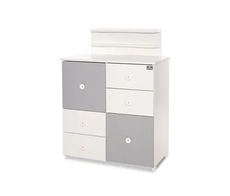 Συρταριέρα Lorelli Cupboard New White/Stone Grey 0110041 | Συρταριέρες στο Fatsules