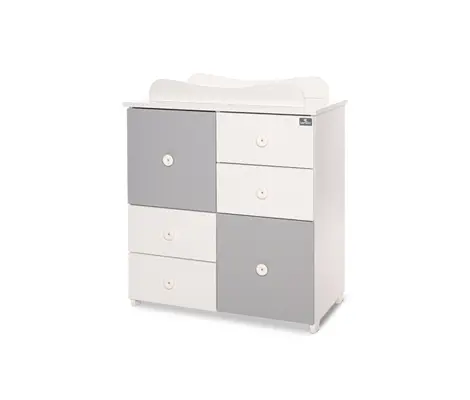 Συρταριέρα Lorelli Cupboard New White/Stone Grey 0110041 | Συρταριέρες στο Fatsules