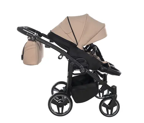 Καρότσι Διδύμων Junama Compact Duo Beige | Καρότσια για Δίδυμα στο Fatsules