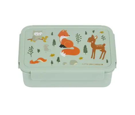 Δοχείο Φαγητού A Little Lovely Company Bento Lunchbox Forest Friends Πράσινο | Φαγητοδοχεία - Θερμός φαγητού στο Fatsules