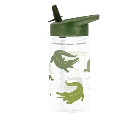 Παγούρι A Little Lovely Company Tritan 450ml Crocodiles | Θερμός υγρών και παγουρίνα στο Fatsules