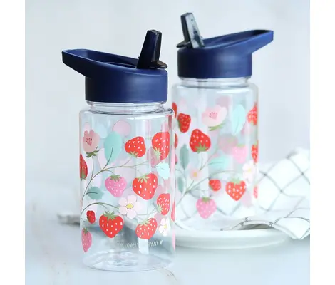 Παγούρι A Little Lovely Company Tritan 450ml Strawberries | Θερμός υγρών και παγουρίνα στο Fatsules