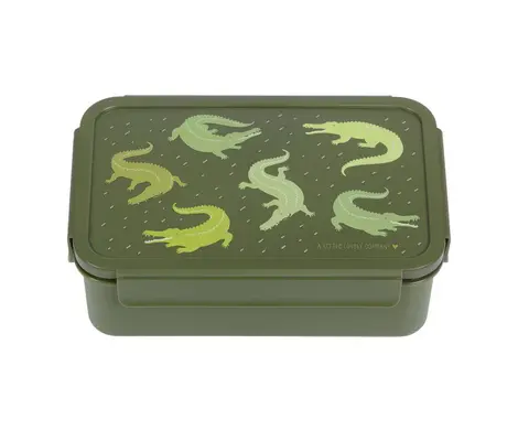 Δοχείο Φαγητού A Little Lovely Company Bento Lunch Box Crocodiles | ΚΑΛΟΚΑΙΡΙΝΑ στο Fatsules