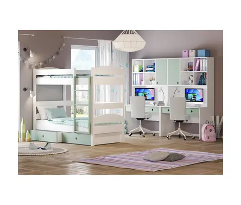 Casakids Loft Κουκέτα Μετατρεπόμενη με Αποσπώμενη Σκάλα για στρώμα 90*190 & 90 *200 | Βρεφικό Δωμάτιο  στο Fatsules