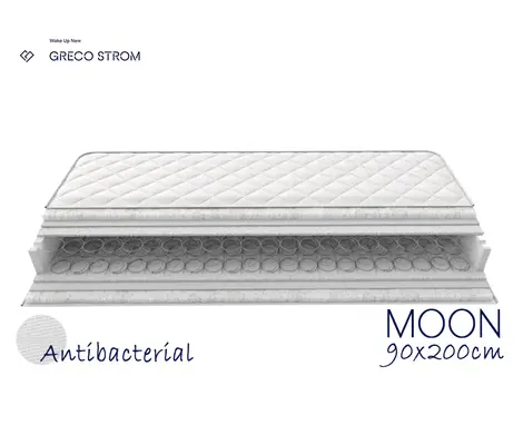 Εφηβικό Στρώμα Greco Strom Moon Antibacterial 90x200cm | Βρεφικό Δωμάτιο  στο Fatsules