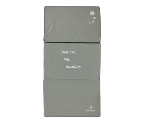 Στρώμα Παρκοκρέβατου Bebe Stars 60x120cm Grey | Στρώματα για παρκοκρέβατα στο Fatsules