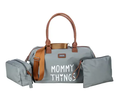 Τσάντα Μαιευτηρίου FreeOn Mommy Things Γκρι | Τσάντα μαιευτηρίου στο Fatsules