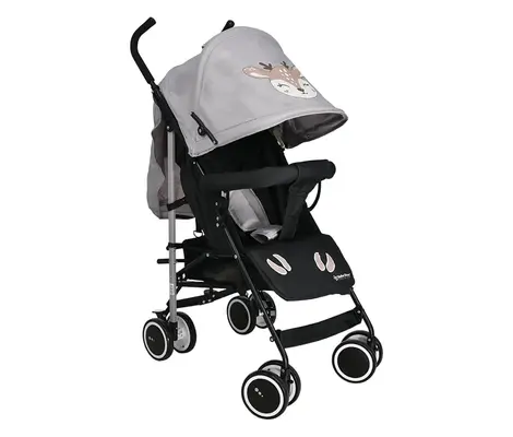 Καρότσι Περιπάτου Bebe Stars Buggy Deer Grey 171186 | Καρότσια στο Fatsules