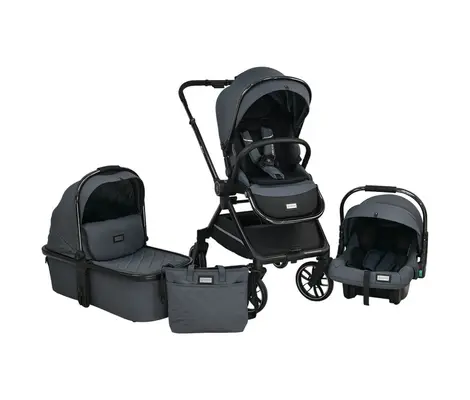 Πολυκαρότσι 3 σε 1 Bebe Stars Mirage Grey 330188 | Πολυκαρότσια 3 σε 1 στο Fatsules