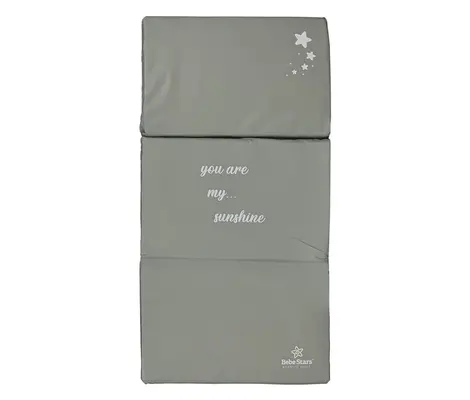 Στρώμα Παρκοκρέβατου Bebe Stars 60x120cm Grey | Στρώματα για παρκοκρέβατα στο Fatsules