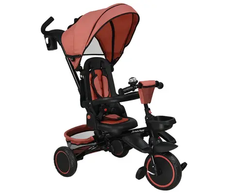 Τρίκυκλο Ποδήλατο Bebe Stars Racer 360° Αναδιπλούμενο 3in1 Sunburnt | Τρίκυκλα Ποδήλατα στο Fatsules