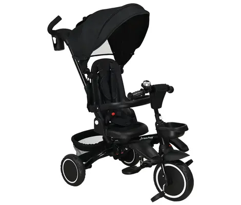 Τρίκυκλο Ποδήλατο Bebe Stars Racer 360° Αναδιπλούμενο 3in1 Black | Τρίκυκλα Ποδήλατα στο Fatsules